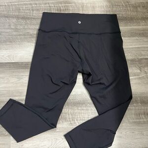 Lululemon full length leggings. Black. Size 14.